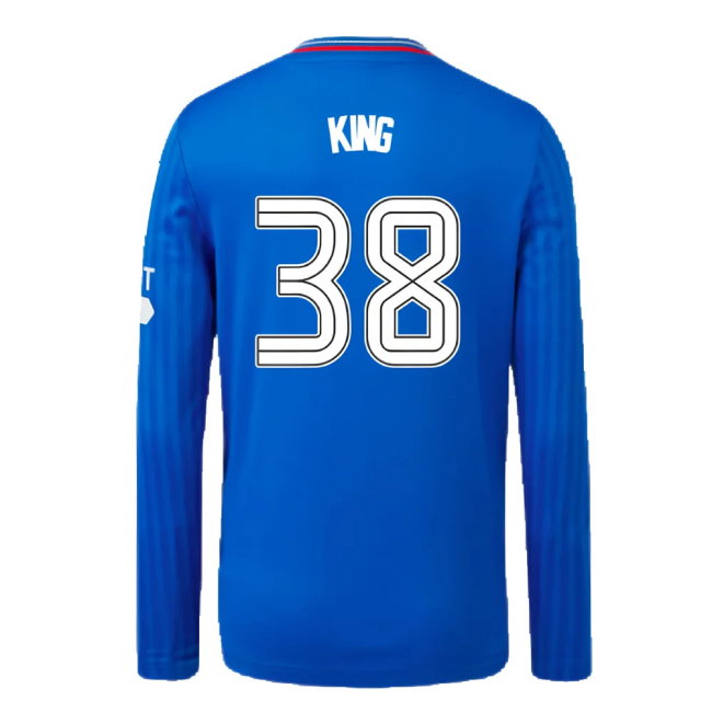 2023-2024 Rangers Long Sleeve Home Shirt (Kids) (King 38)