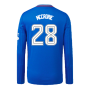 2023-2024 Rangers Long Sleeve Home Shirt (Kids) (McCrorie 28)