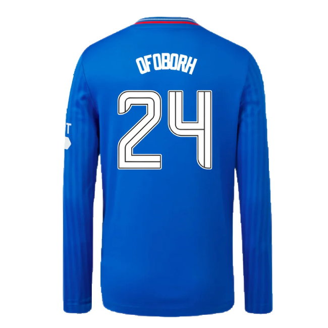 2023-2024 Rangers Long Sleeve Home Shirt (Kids) (Ofoborh 24)