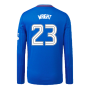 2023-2024 Rangers Long Sleeve Home Shirt (Kids) (Wright 23)