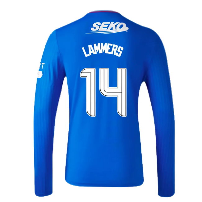 2023-2024 Rangers Long Sleeve Home Shirt (Lammers 14)