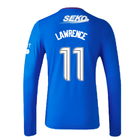 2023-2024 Rangers Long Sleeve Home Shirt (Lawrence 11)
