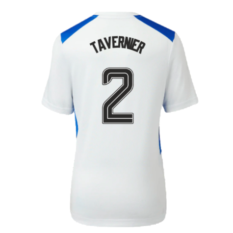 2023-2024 Rangers Players Match Day Home Tee (White) - Kids (Tavernier 2)