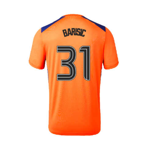 2023-2024 Rangers Players Third Match Day Tee (Orange) (Barisic 31)