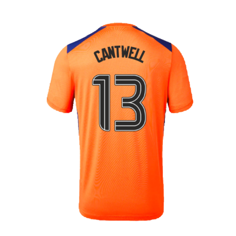 2023-2024 Rangers Players Third Match Day Tee (Orange) (Cantwell 13)