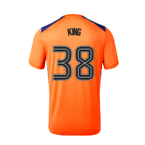 2023-2024 Rangers Players Third Match Day Tee (Orange) (King 38)