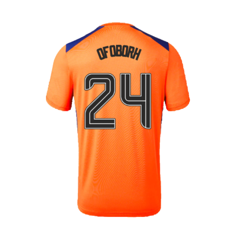 2023-2024 Rangers Players Third Match Day Tee (Orange) (Ofoborh 24)