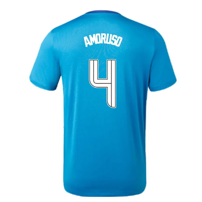 2023-2024 Rangers Players Training Tee (Deep Water) (Amoruso 4)