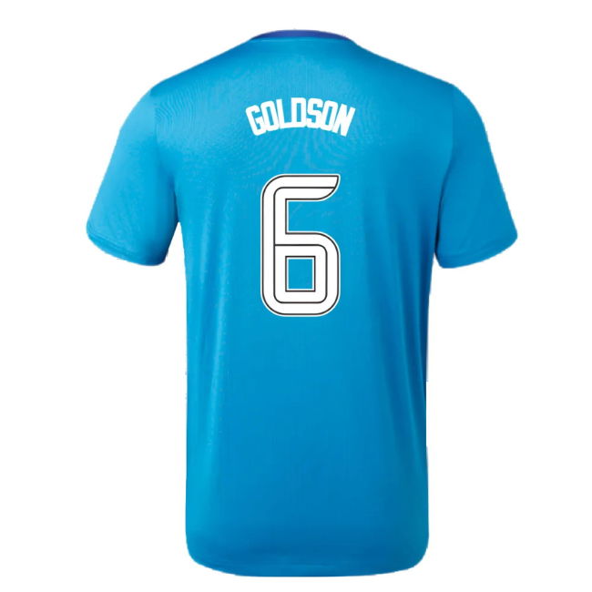 2023-2024 Rangers Players Training Tee (Deep Water) (Goldson 6)