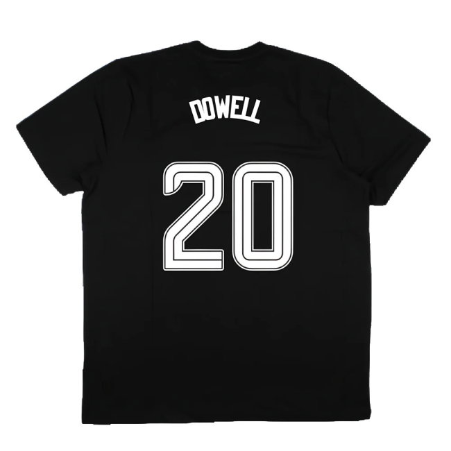 2023-2024 Rangers Players Travel Logo Tee (Black) (Dowell 20)