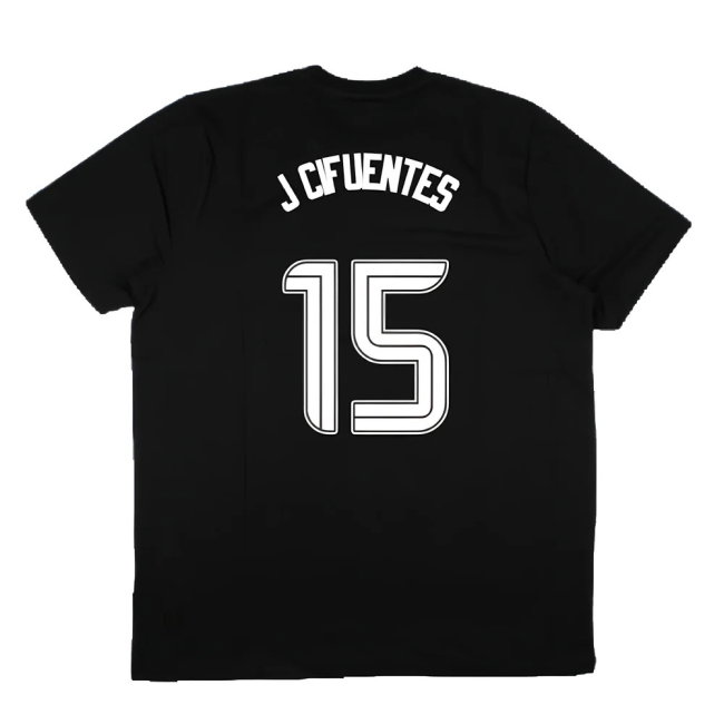 2023-2024 Rangers Players Travel Logo Tee (Black) (J Cifuentes 15)