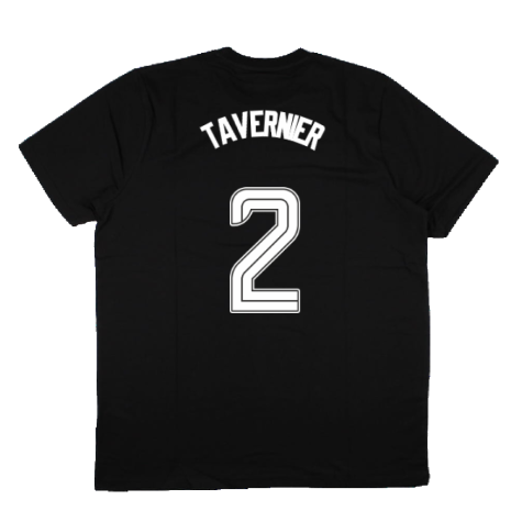 2023-2024 Rangers Players Travel Logo Tee (Black) (Tavernier 2)