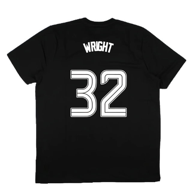 2023-2024 Rangers Players Travel Logo Tee (Black) (Wright 32)