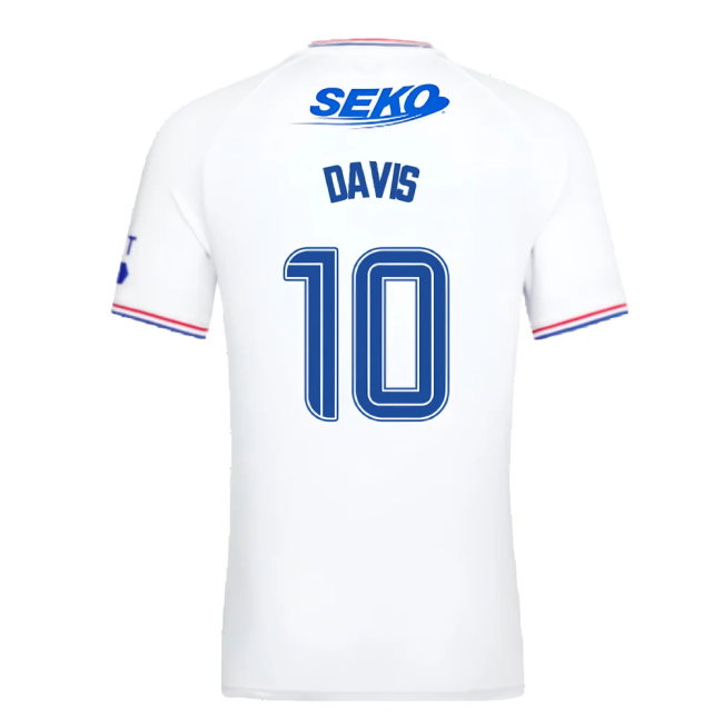 2023-2024 Rangers Pro Authentic Away Shirt (Davis 10)