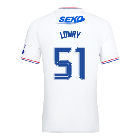 2023-2024 Rangers Pro Authentic Away Shirt (Lowry 51)