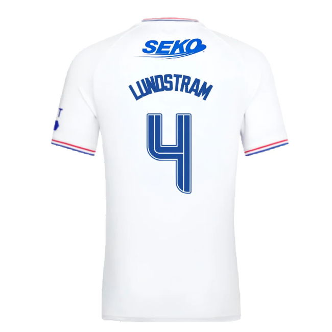 2023-2024 Rangers Pro Authentic Away Shirt (Lundstram 4)