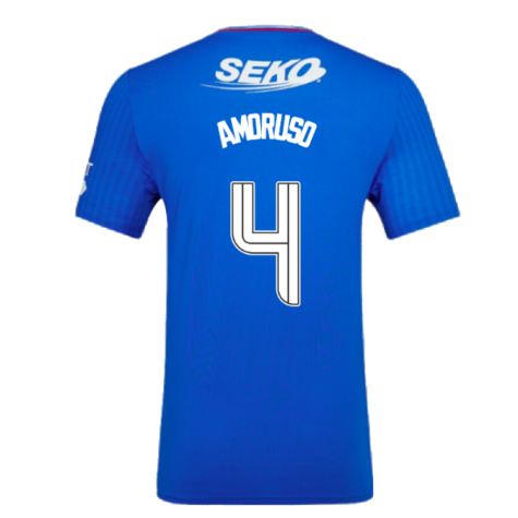 2023-2024 Rangers Pro Authentic Home Shirt (Amoruso 4)