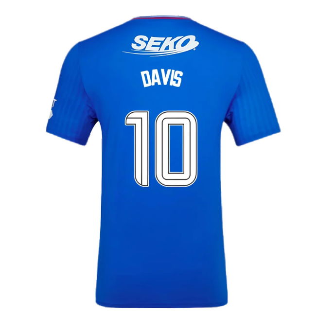2023-2024 Rangers Pro Authentic Home Shirt (Davis 10)
