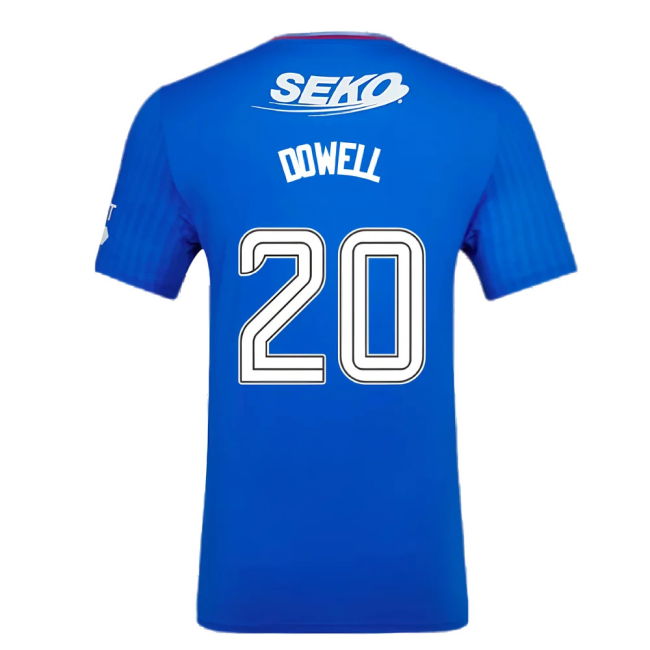2023-2024 Rangers Pro Authentic Home Shirt (Dowell 20)