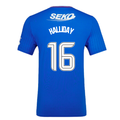 2023-2024 Rangers Pro Authentic Home Shirt (Halliday 16)