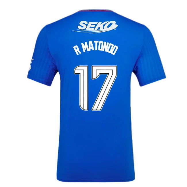 2023-2024 Rangers Pro Authentic Home Shirt (R Matondo 17)