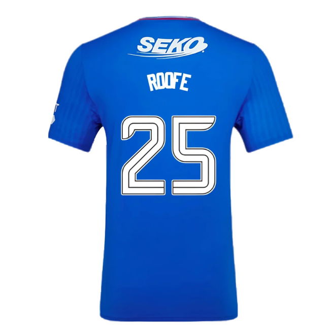 2023-2024 Rangers Pro Authentic Home Shirt (Roofe 25)