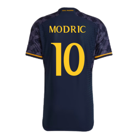 2023-2024 Real Madrid Authentic Away Shirt (Modric 10)