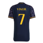 2023-2024 Real Madrid Authentic Away Shirt (Vini Jr 7)