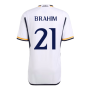 2023-2024 Real Madrid Authentic Home Shirt (Brahim 21)