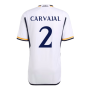 2023-2024 Real Madrid Authentic Home Shirt (Carvajal 2)