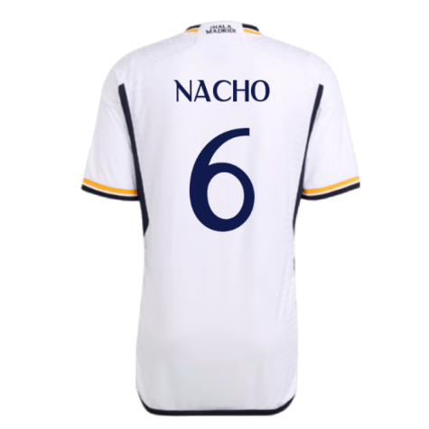 2023-2024 Real Madrid Authentic Home Shirt (Nacho 6)