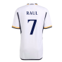 2023-2024 Real Madrid Authentic Home Shirt (Raul 7)
