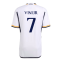 2023-2024 Real Madrid Authentic Home Shirt (Vini Jr 7)