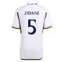 2023-2024 Real Madrid Authentic Home Shirt (Zidane 5)