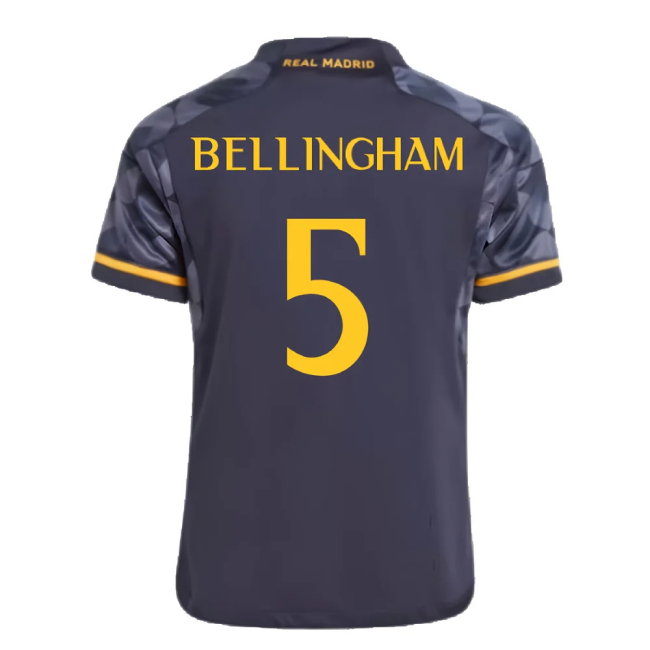 2023-2024 Real Madrid Away Mini Kit (Bellingham 5)