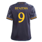 2023-2024 Real Madrid Away Shirt (Kids) (Benzema 9)