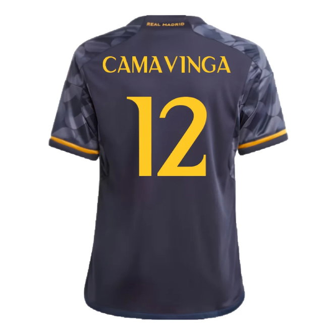 2023-2024 Real Madrid Away Shirt (Kids) (Camavinga 12)