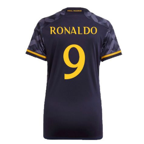 2023-2024 Real Madrid Away Shirt (Ladies) (Ronaldo 9)