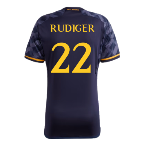 2023-2024 Real Madrid Away Shirt (Rudiger 22)