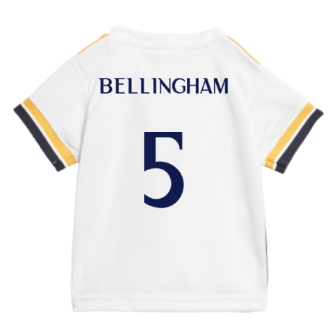 2023-2024 Real Madrid Home Baby Kit (Bellingham 5)