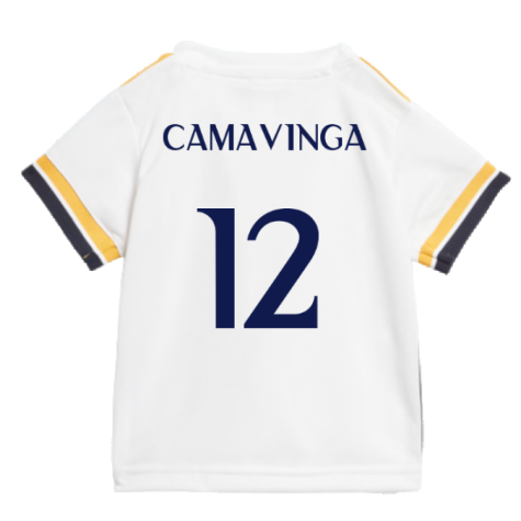 2023-2024 Real Madrid Home Baby Kit (Camavinga 12)