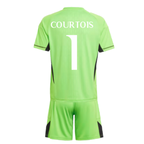 2023-2024 Real Madrid Home Goalkeeper Youth Kit (COURTOIS 1)