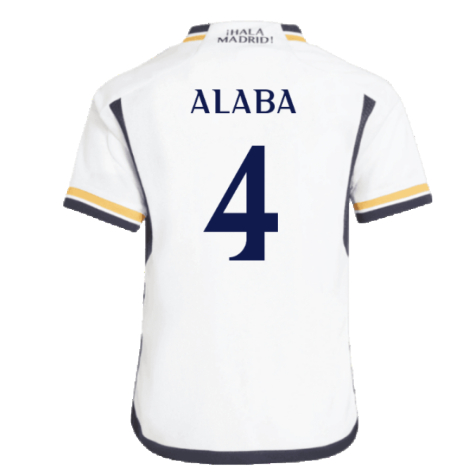 2023-2024 Real Madrid Home Mini Kit (Alaba 4)