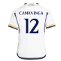 2023-2024 Real Madrid Home Mini Kit (Camavinga 12)