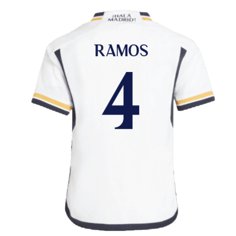 2023-2024 Real Madrid Home Mini Kit (Sergio Ramos 4)