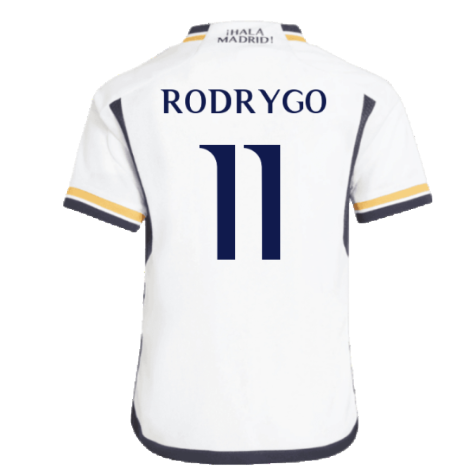 2023-2024 Real Madrid Home Mini Kit (Rodrygo 11)
