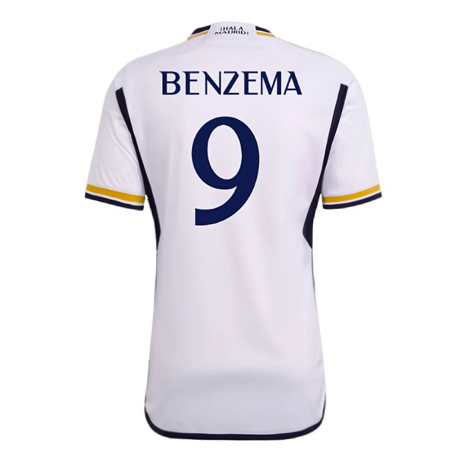 2023-2024 Real Madrid Home Shirt (Benzema 9)