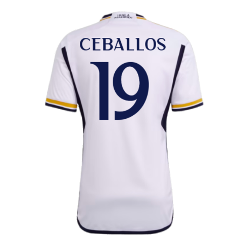 2023-2024 Real Madrid Home Shirt (Ceballos 19)