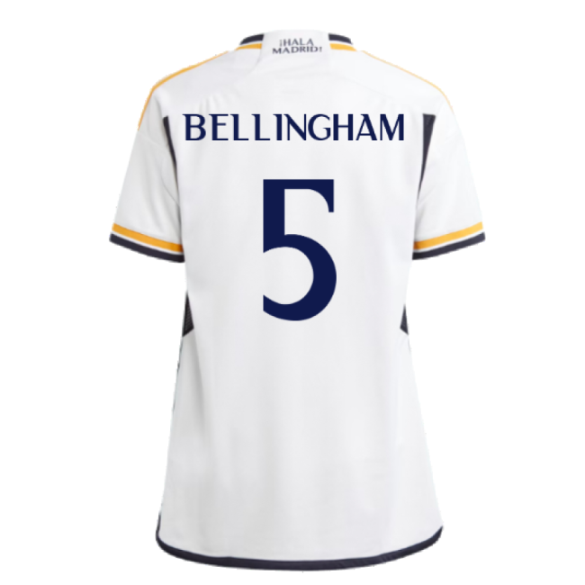 2023-2024 Real Madrid Home Shirt (Kids) (Bellingham 5)