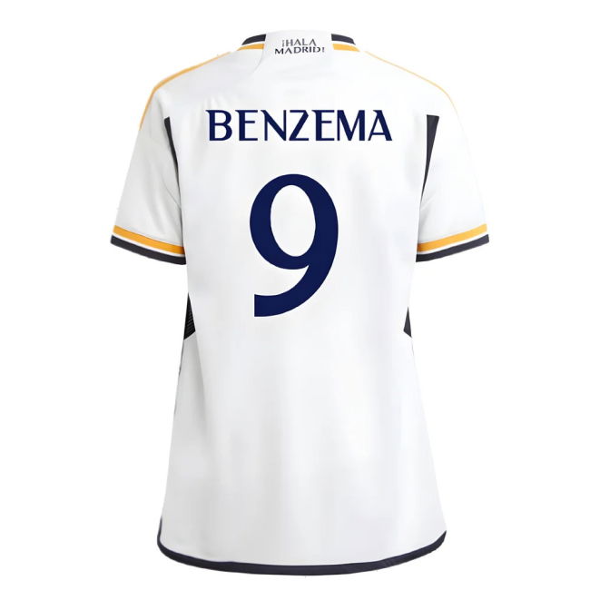 2023-2024 Real Madrid Home Shirt (Kids) (Benzema 9)